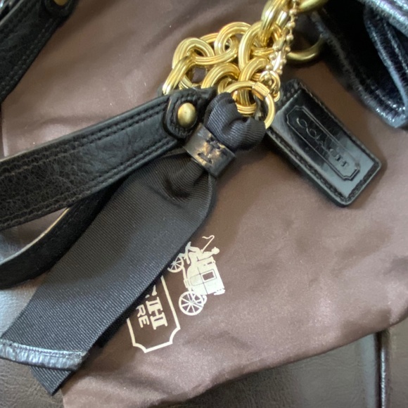 Coach Poppy 17924 Camelia Leather Pushlock Tote - Picture 6 of 15